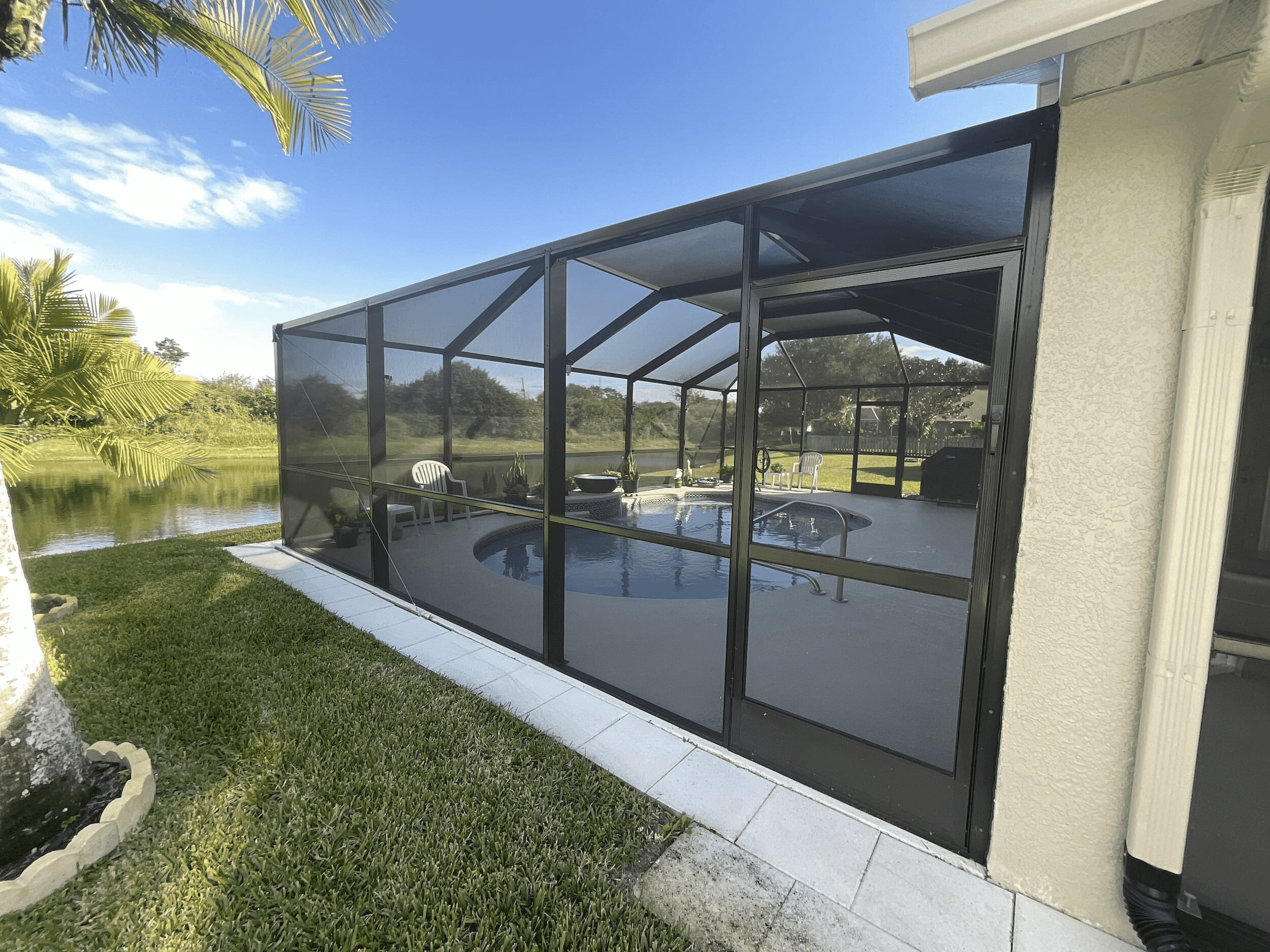 Pool Screen Enclosures in Melbourne, FL Lafferty Aluminum & Screening